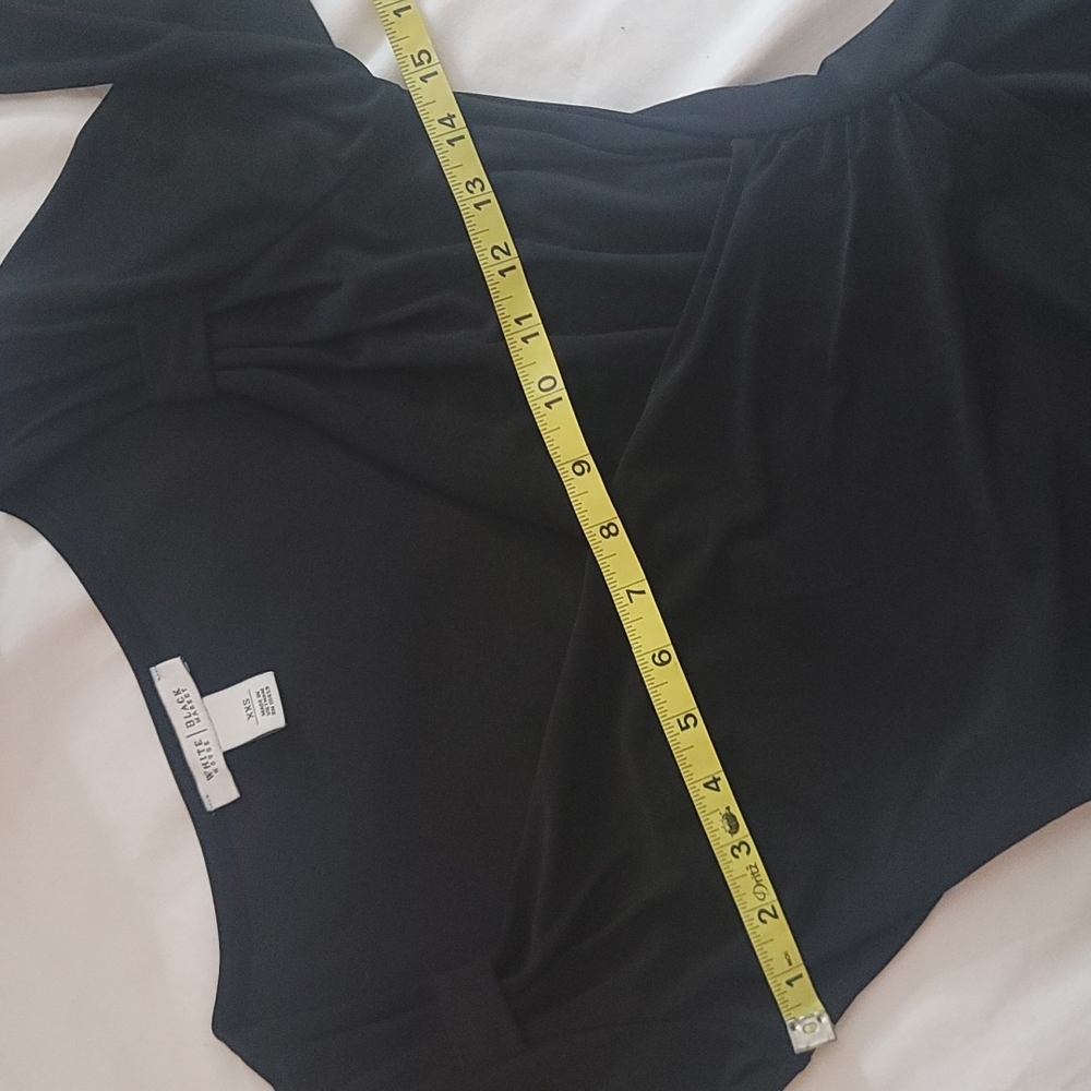 WHBM black top size XXS - Picture 8 of 11
